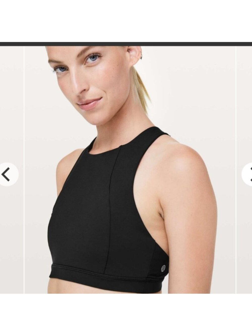Lululemon Free To Be Serene Bra *High NeckBlack - Picture 4 of 8